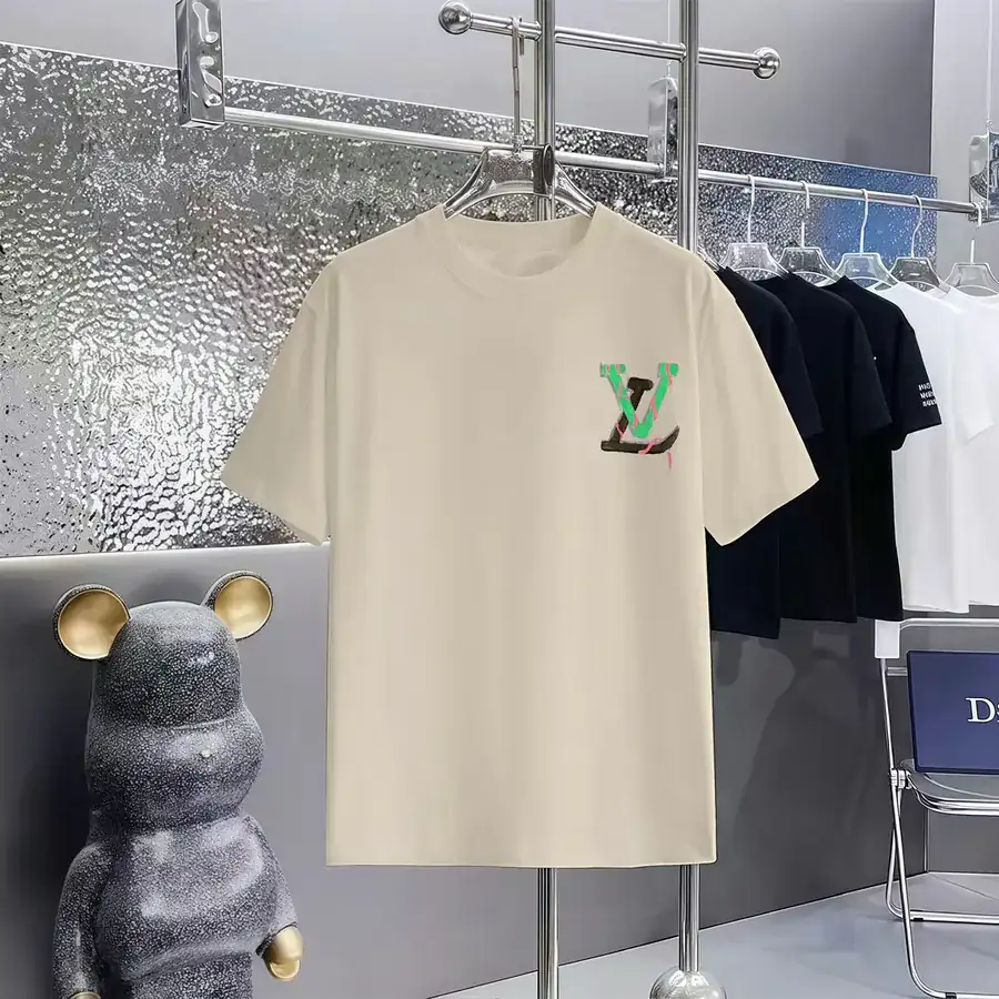 Louis Vuitton Letter Logo Print T Shirt 160 Version