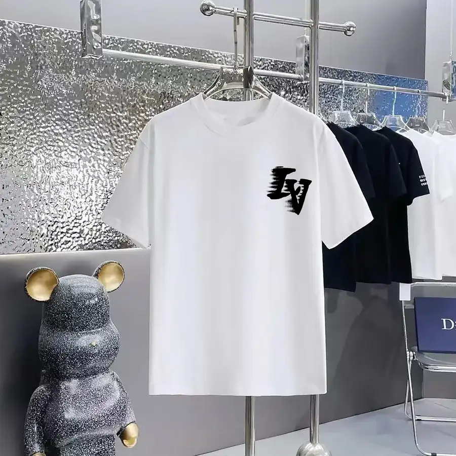 Louis Vuitton Letter Logo Print T Shirt 160 Version