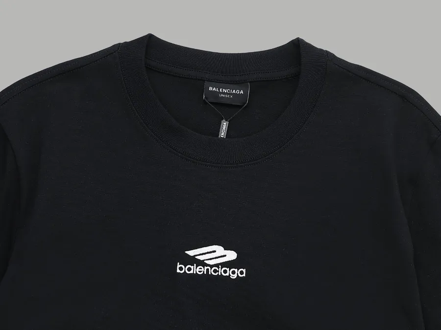 Balenciaga Reversible Embroidered Short Sleeve