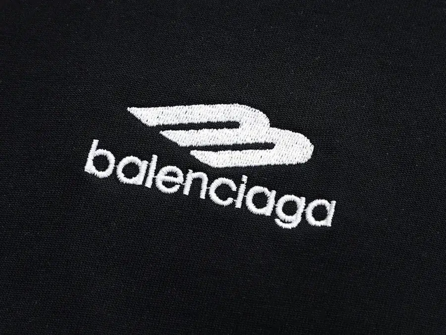 Balenciaga Reversible Embroidered Short Sleeve