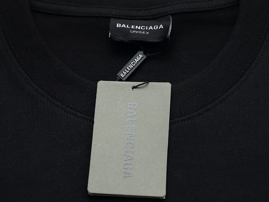 Balenciaga Reversible Embroidered Short Sleeve
