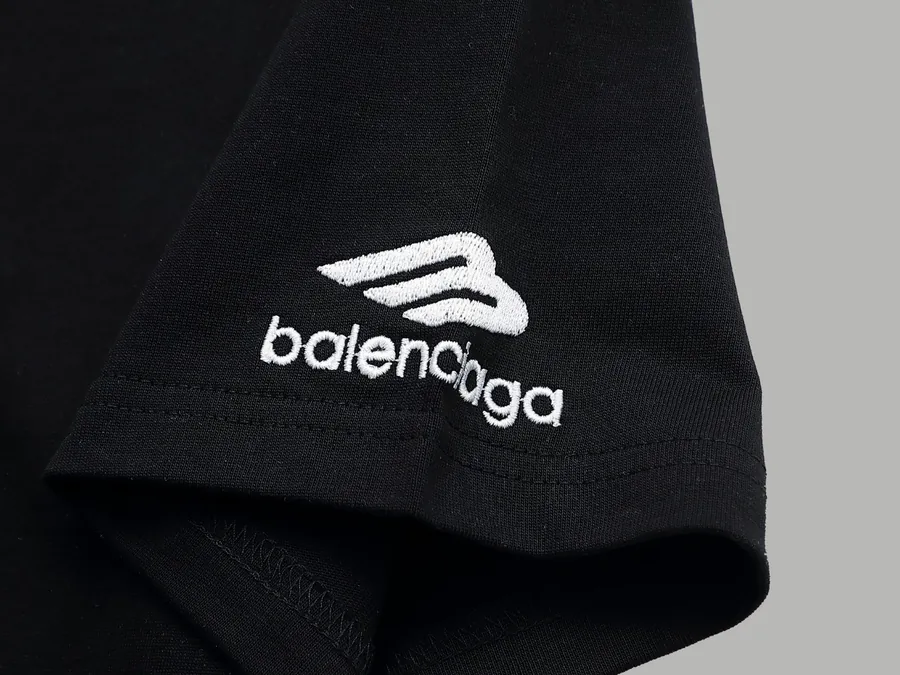 Balenciaga Reversible Embroidered Short Sleeve