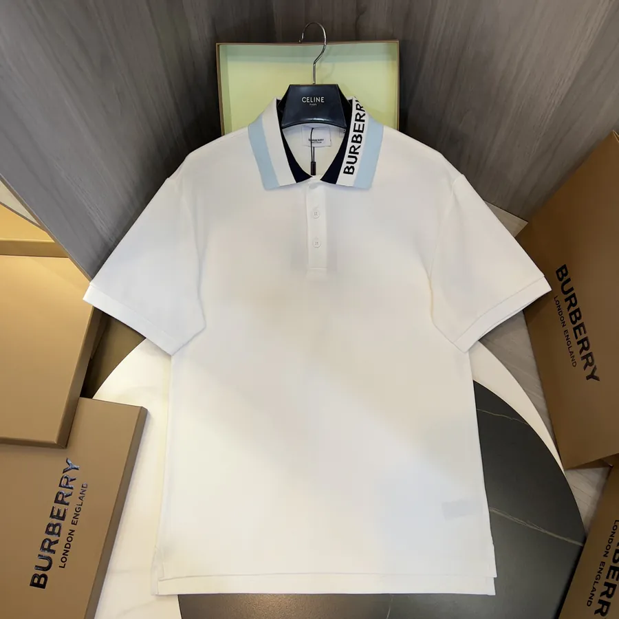 Barrie 2023ss Men's Short Sleeve Polo Shirt