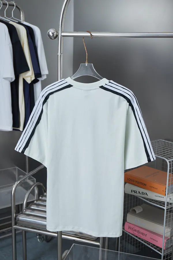 BALELE Parisian 25SS Early Spring New Collection Letter Logo Embroidered Webbing Detail Short Sleeve