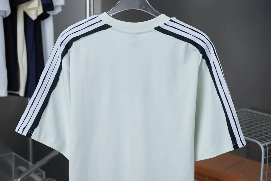 BALELE Parisian 25SS Early Spring New Collection Letter Logo Embroidered Webbing Detail Short Sleeve