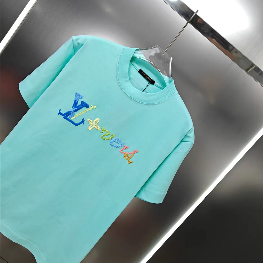 LV 2025 Spring Summer New Collection Men's and Women's Short Sleeve T Shirt