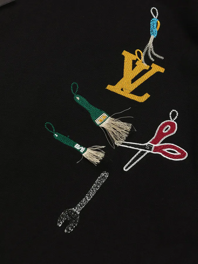 Louis Vuitton 1V Multi Tools Round Neck Short Sleeve