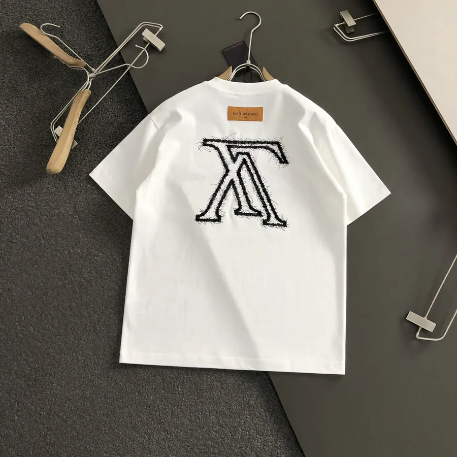 LV 25 Early Spring New Collection Exclusive Star Supply Oversized T Shirt with Embroidery