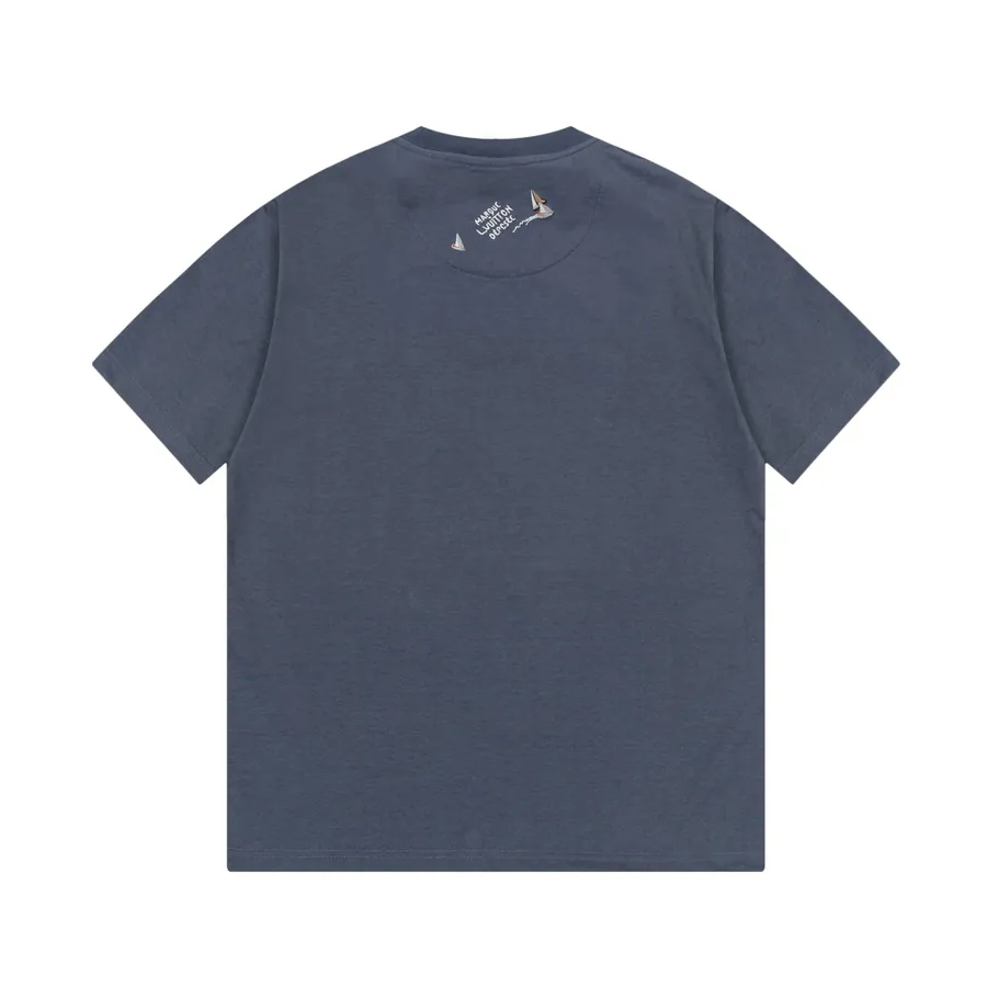 LV Roadster Spring Summer New Sail Embroidery T Shirt