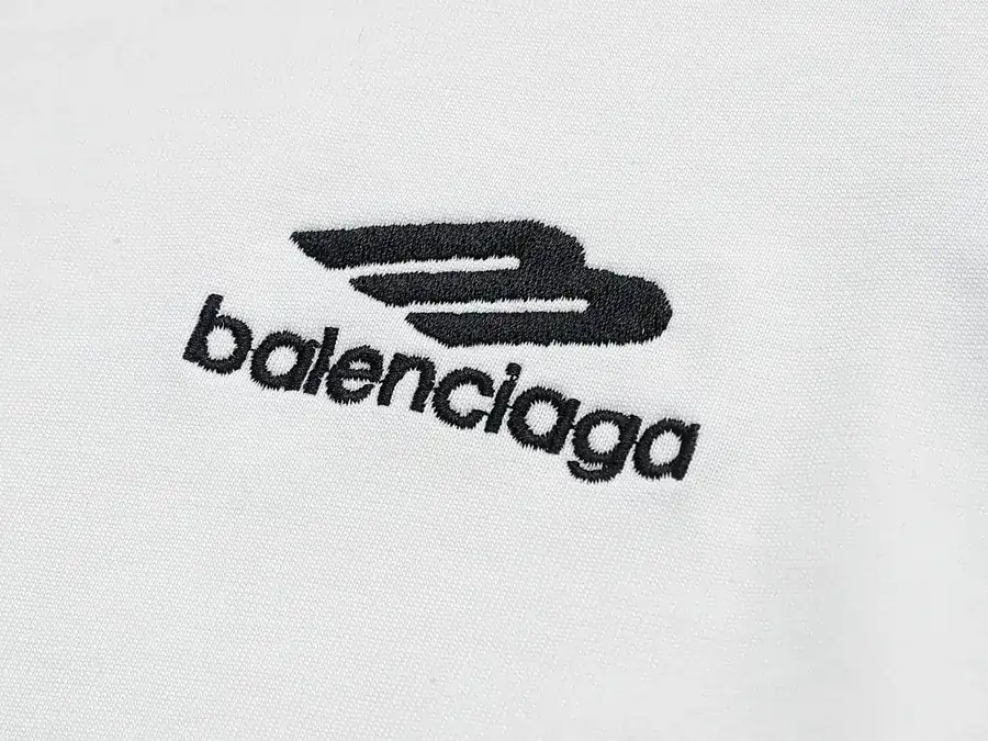 Balenciaga Reversible Embroidered Short Sleeve