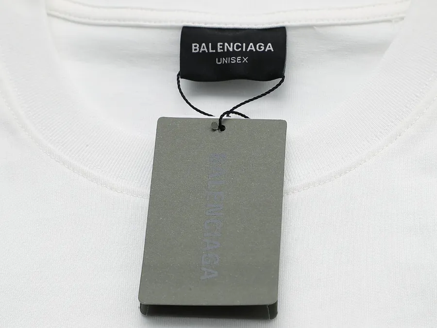 Balenciaga Reversible Embroidered Short Sleeve