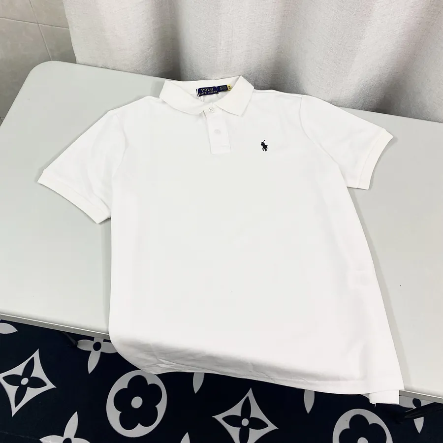 Rah Lauren Embroidered Patch Collar Short Sleeve