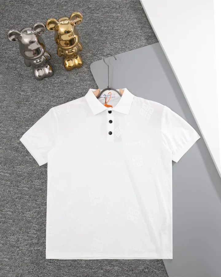 GENCHY Fabric Pattern New Short Sleeve Premium Quality