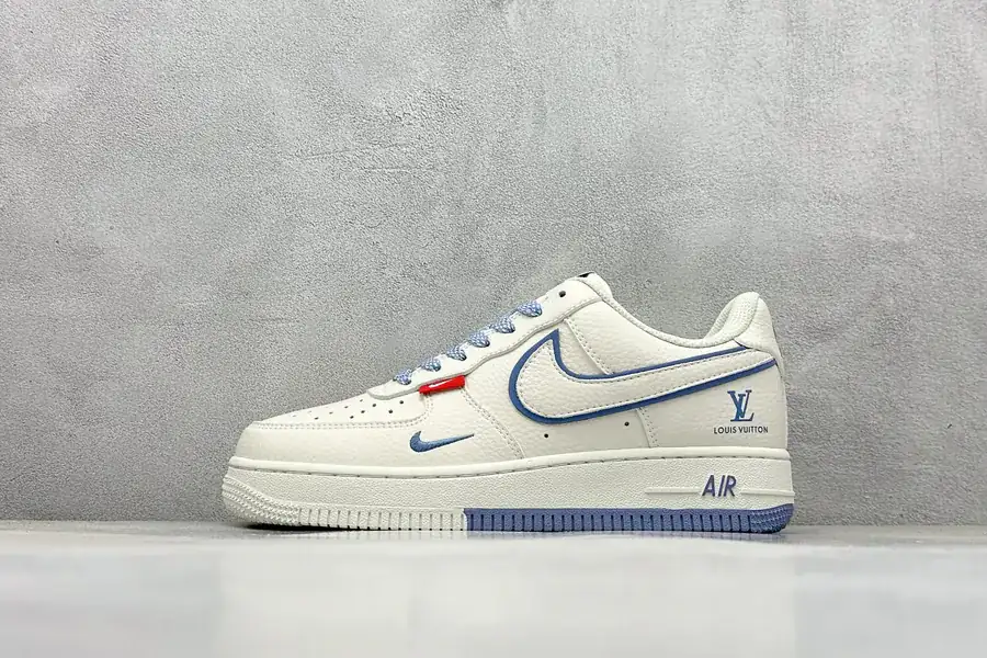 Nike Air Force 1 Low 07 x Louis Vuitton White Blue Monogram