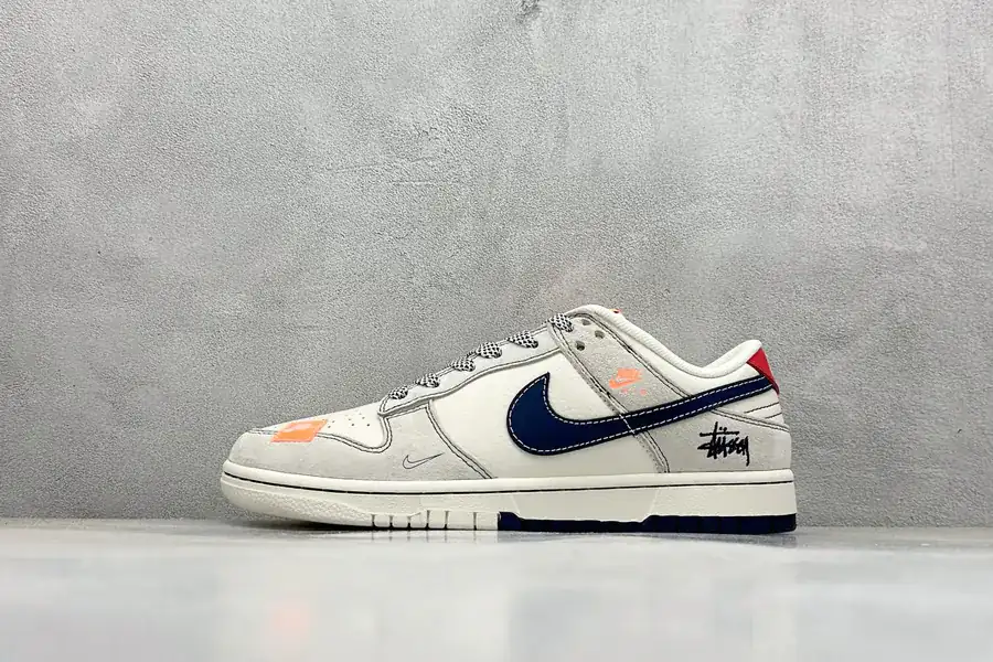 Nike SB Dunk Low x Stussy Blue Orange Label