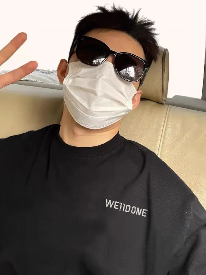 WE11DONE Starlight Limited Summer Collection Logo Embroidery T Shirt
