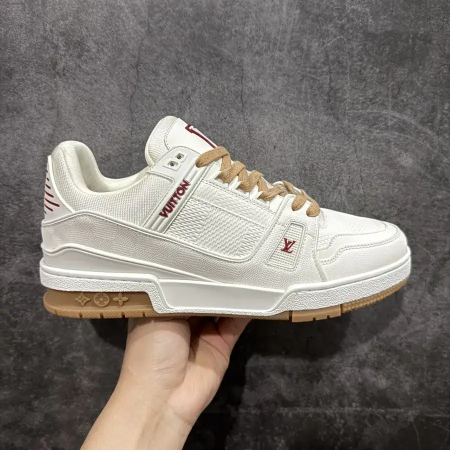 LV Trainer Series Premium Replica White & Red