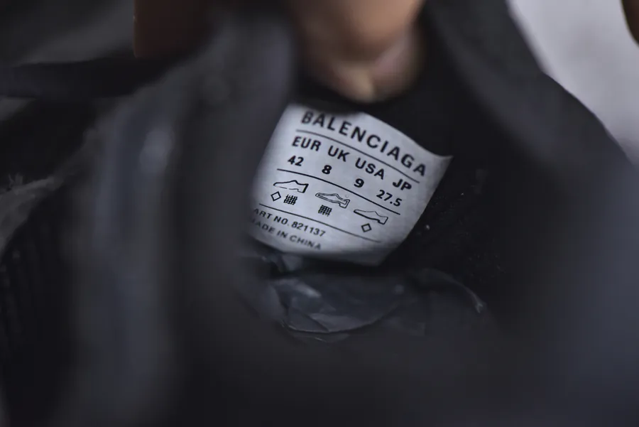 Balenciaga Platform Sneaker with Thick Sole and Buckle Detail