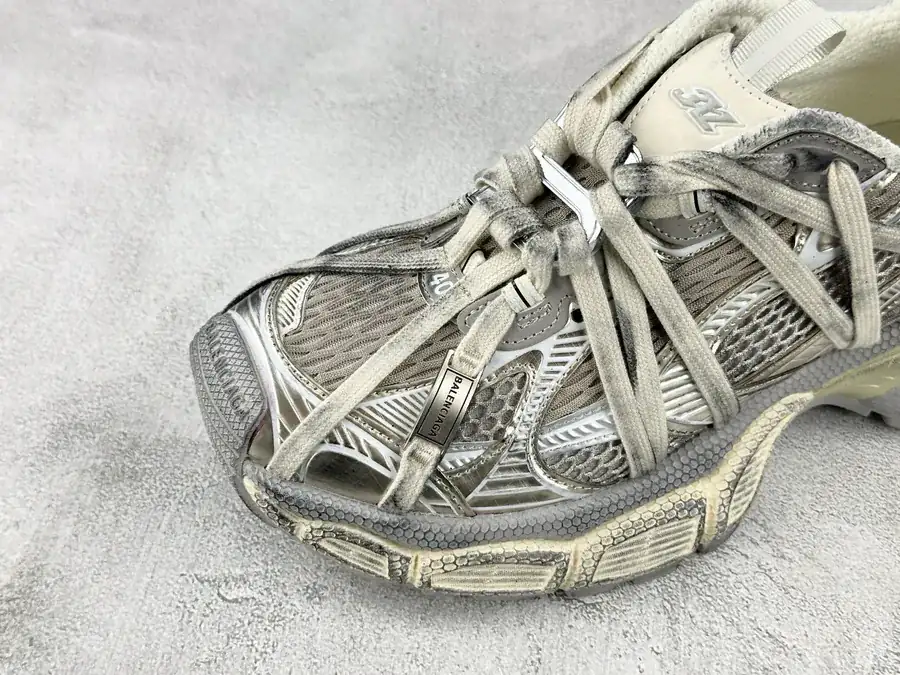 Balenciaga 3XL Extreme Laces B Round Toe Slip On in Gray