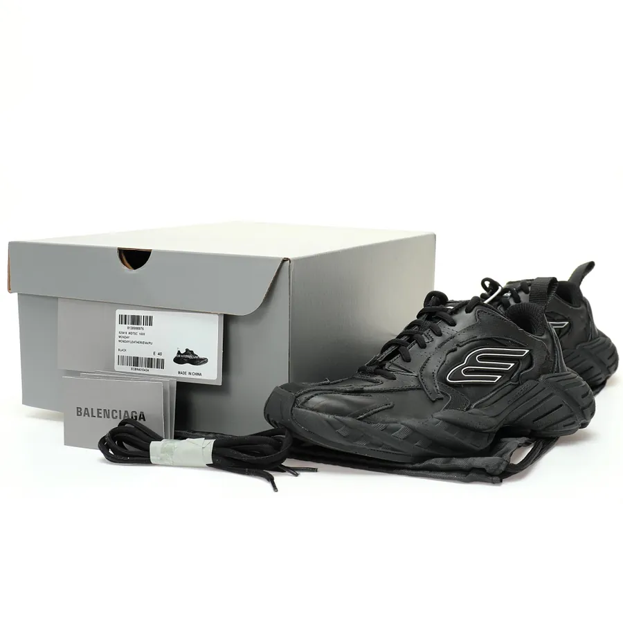 BALENCIAGA Monday Sneaker Vintage Style, Retro Thick Sole, 1000