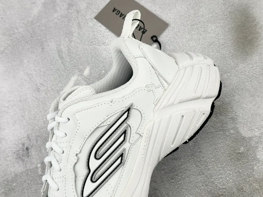 Balenciaga Paris Monday Bucket Bag in White