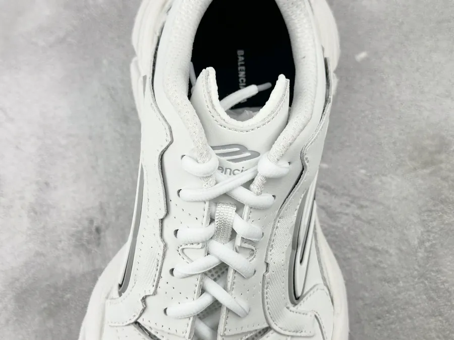 Balenciaga Paris Monday Bucket Bag in White