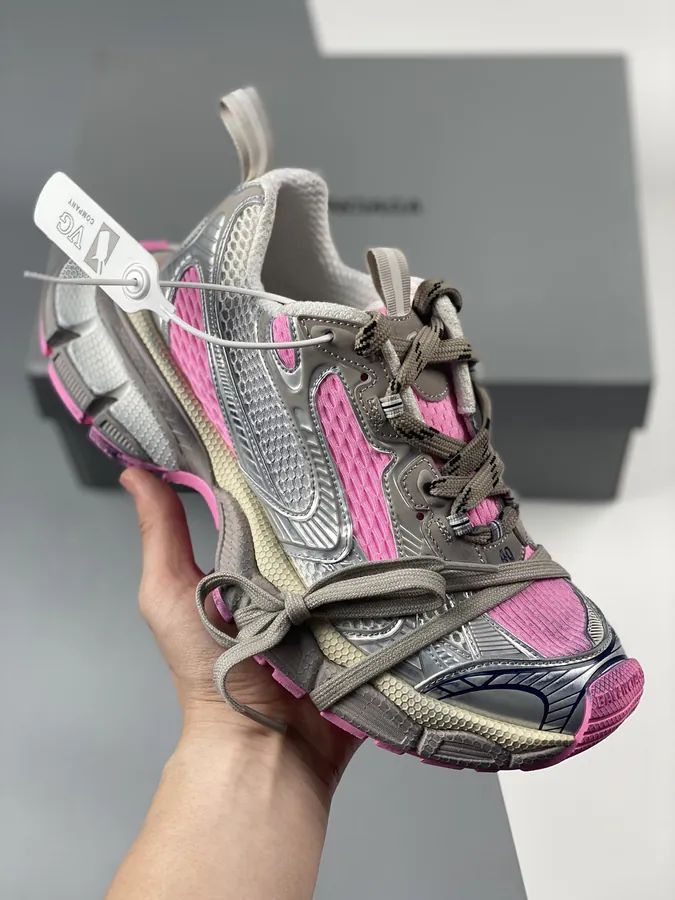Balenciaga Vintage Dad Shoes 3XL, 10th Generation, Grained Calfskin