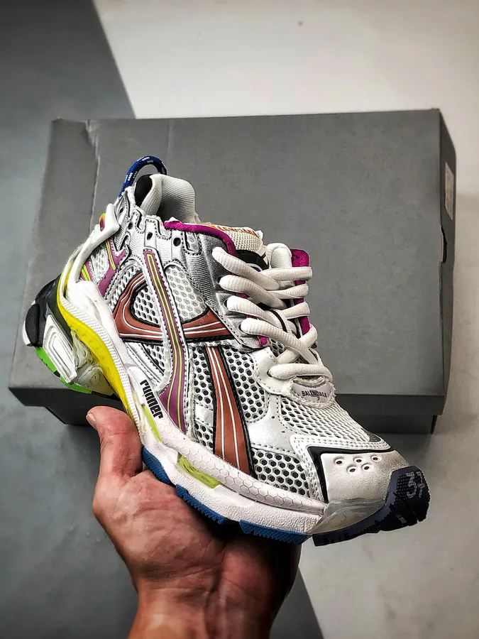 Balenciaga Runner Sneaker White and Color