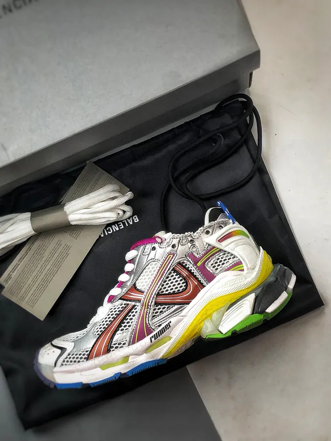 Balenciaga Runner Sneaker White and Color