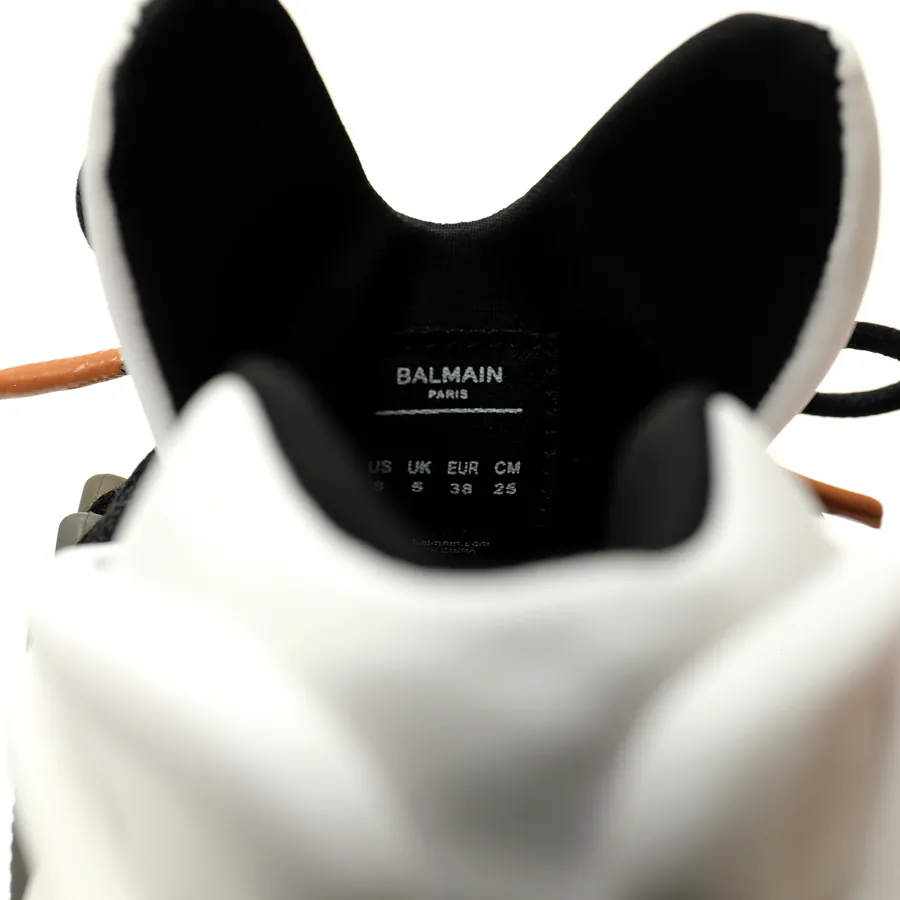BALMAIN Unicorn Low Sneakers White, Black, Rose Gold
