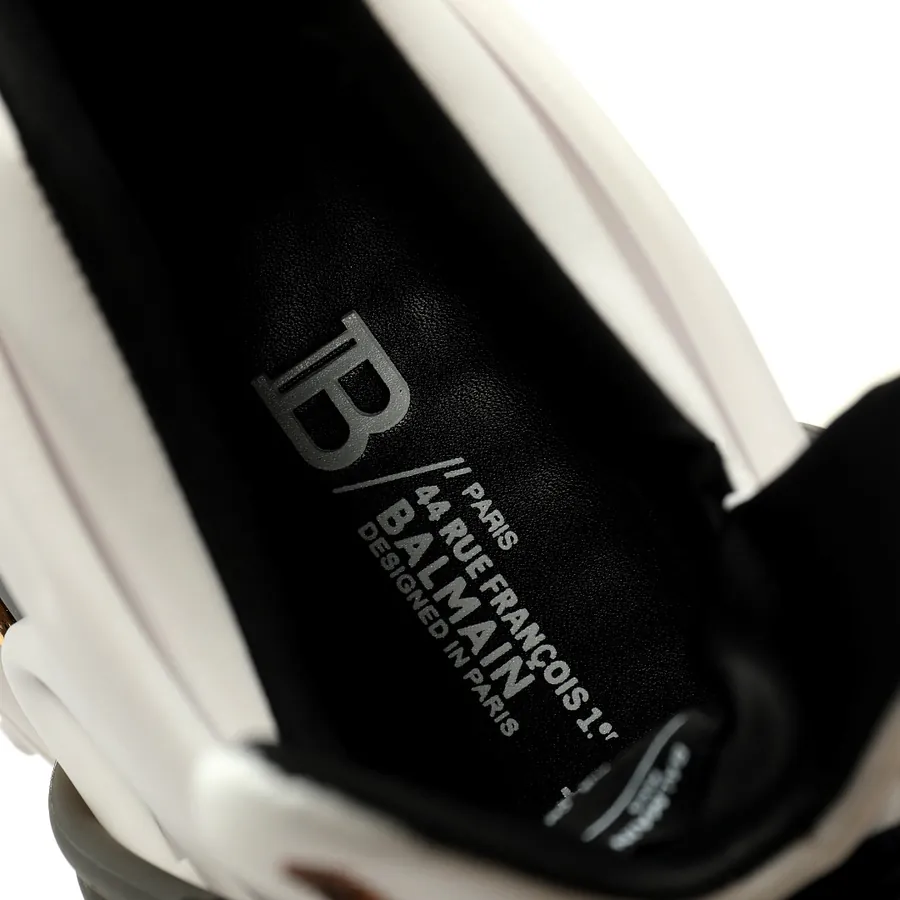 BALMAIN Unicorn Low Sneakers White, Black, Rose Gold