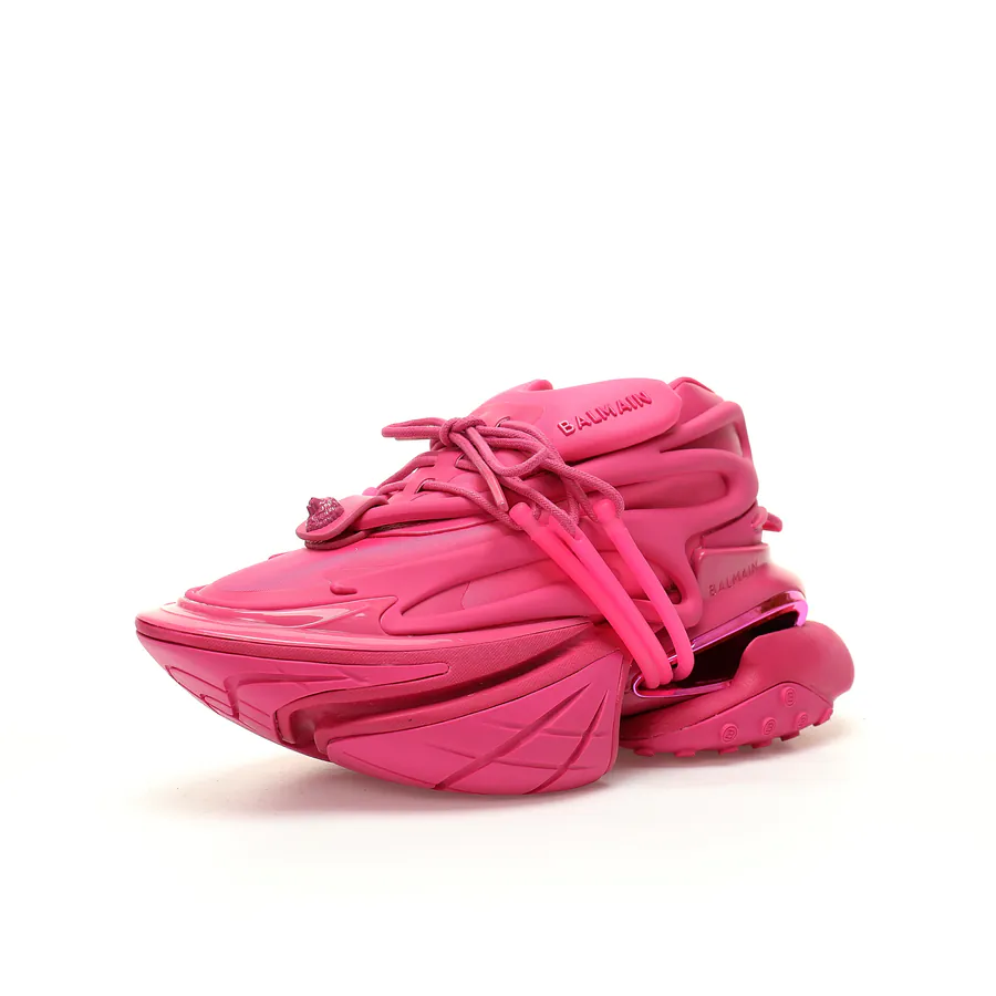 BALMAIN Unicorn Low Sneakers Fire Pink