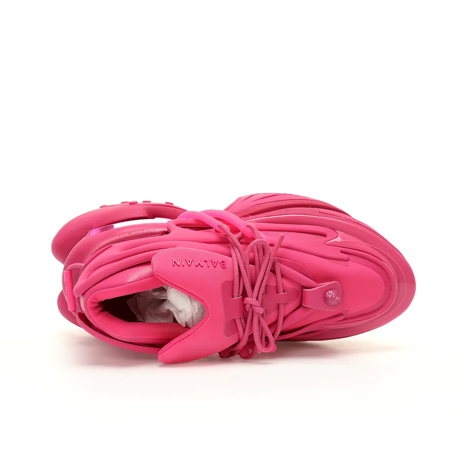 BALMAIN Unicorn Low Sneakers Fire Pink