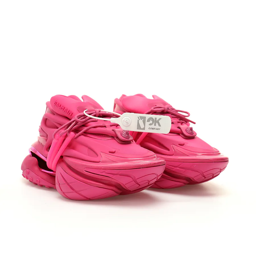 BALMAIN Unicorn Low Sneakers Fire Pink