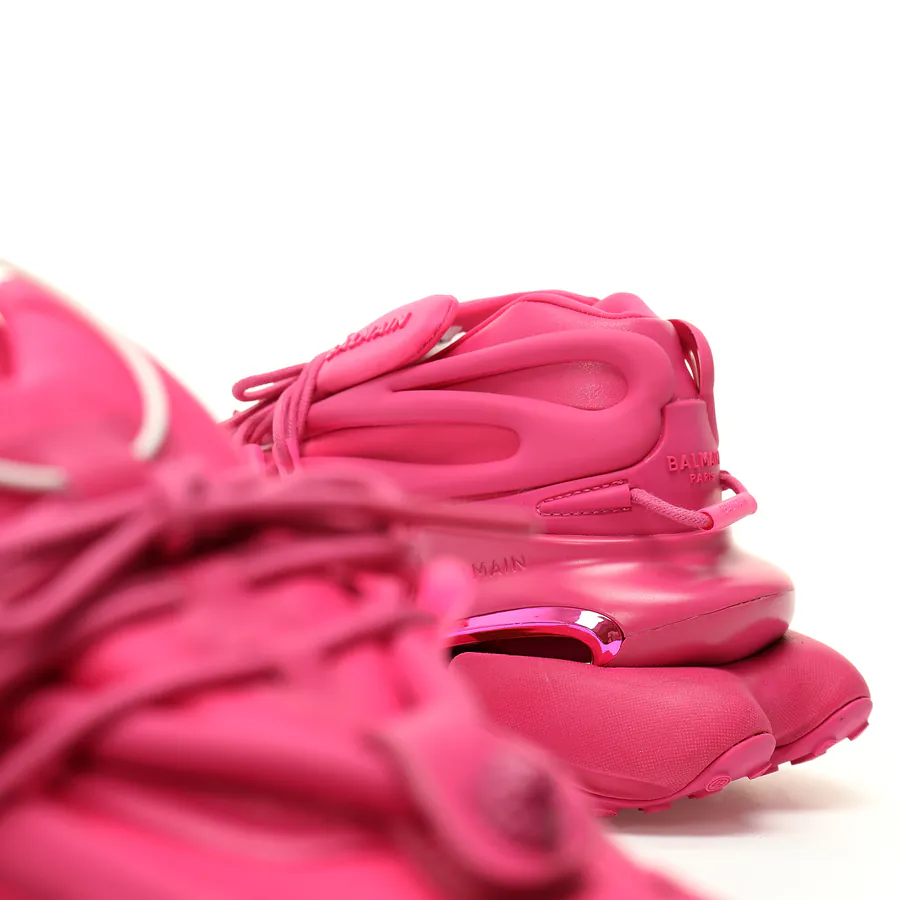 BALMAIN Unicorn Low Sneakers Fire Pink