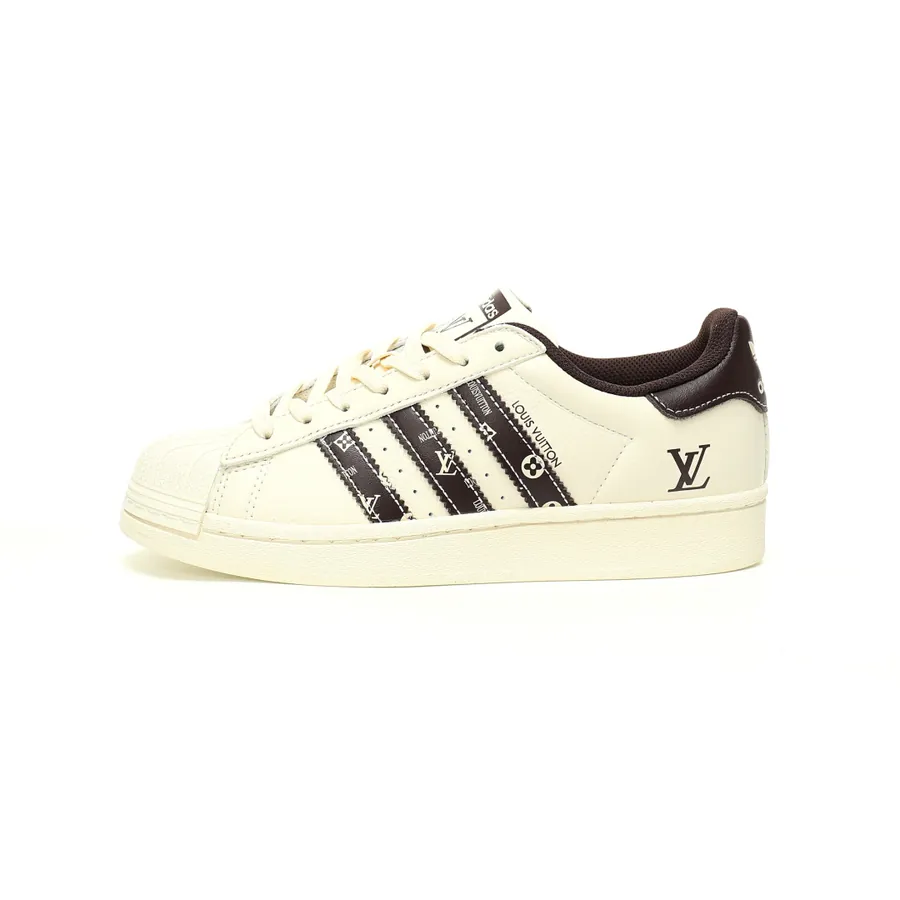 Louis Vuitton x Originals Superstar Monogram Classic Shell Head Low Top Sneakers