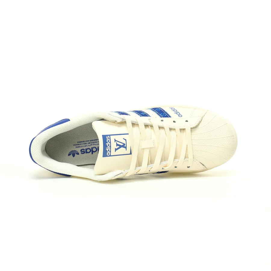 Louis Vuitton x Originals Superstar Monogram Classic Shell Toe Low Top Sneakers