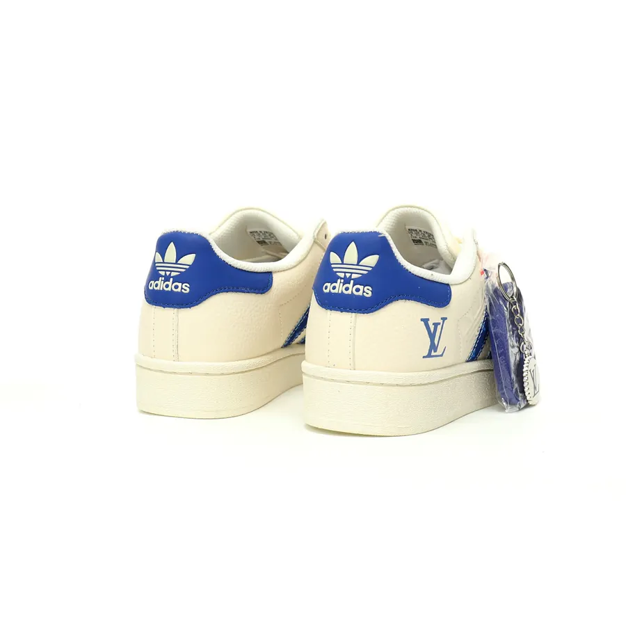 Louis Vuitton x Originals Superstar Monogram Classic Shell Toe Low Top Sneakers