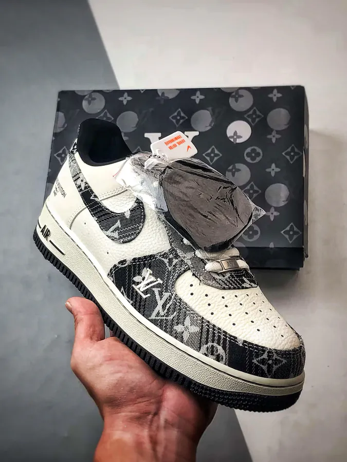 LV x Air Force 1 Low Authentic Air Force Style Sneaker