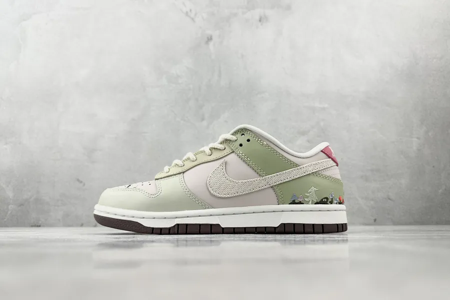 Nike Dunk Low Mushroom Green Pink