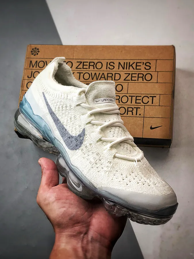 Nike Air Vapormax 2023 White Grey Running Shoes