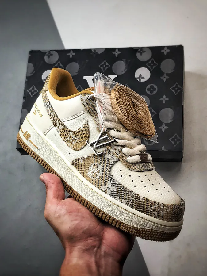 LV x Air Force 1 Low Authentic Air Force Style Sneaker