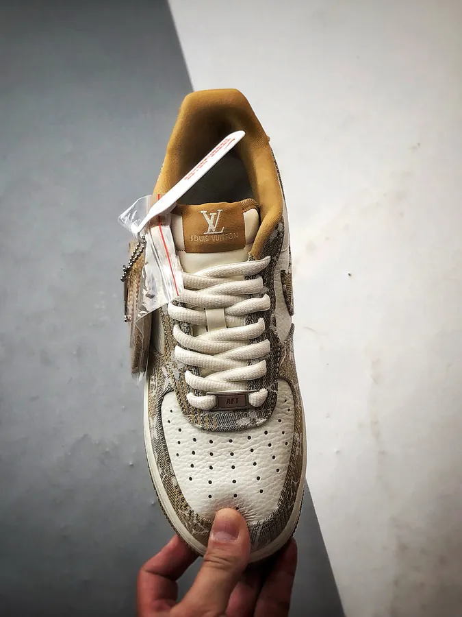 LV x Air Force 1 Low Authentic Air Force Style Sneaker