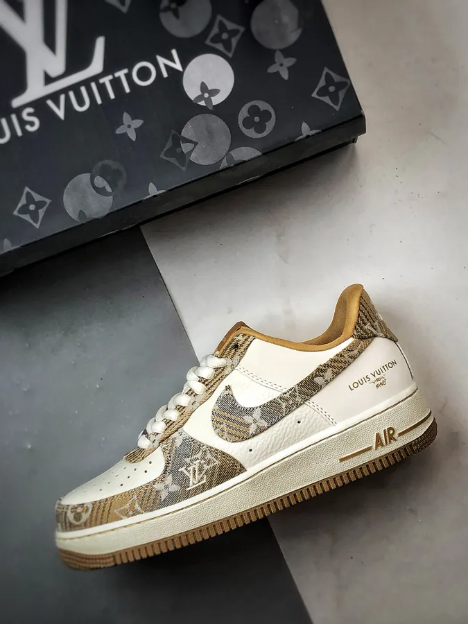 LV x Air Force 1 Low Authentic Air Force Style Sneaker