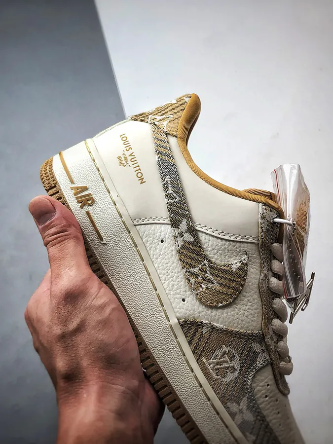 LV x Air Force 1 Low Authentic Air Force Style Sneaker