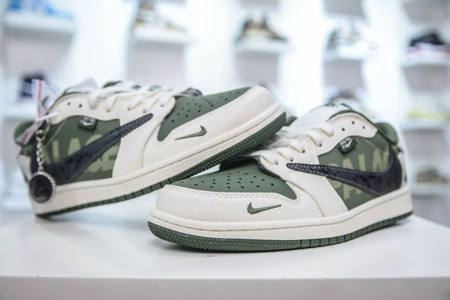 TS x Air Jordan x PALACE AJ1 Low Custom Color