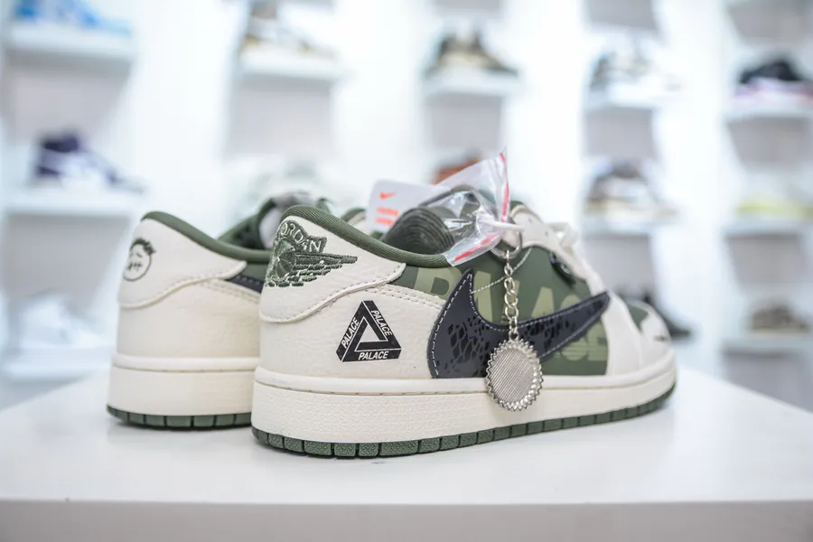 TS x Air Jordan x PALACE AJ1 Low Custom Color