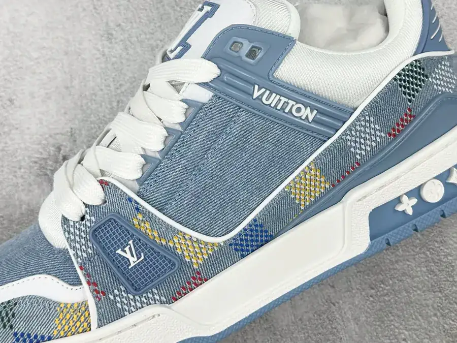 LV Trainer Blue Denim