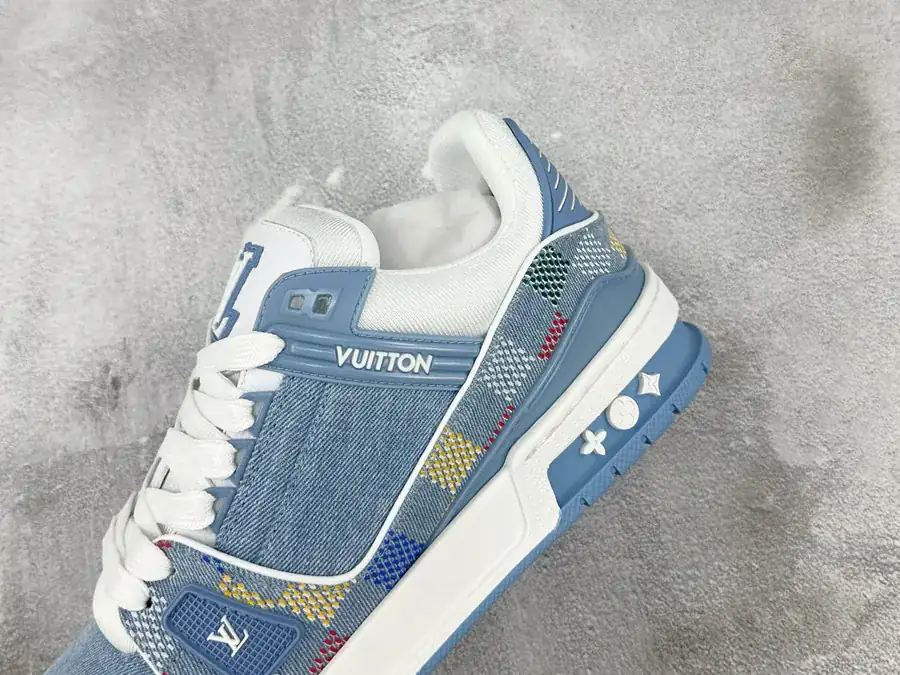 LV Trainer Blue Denim