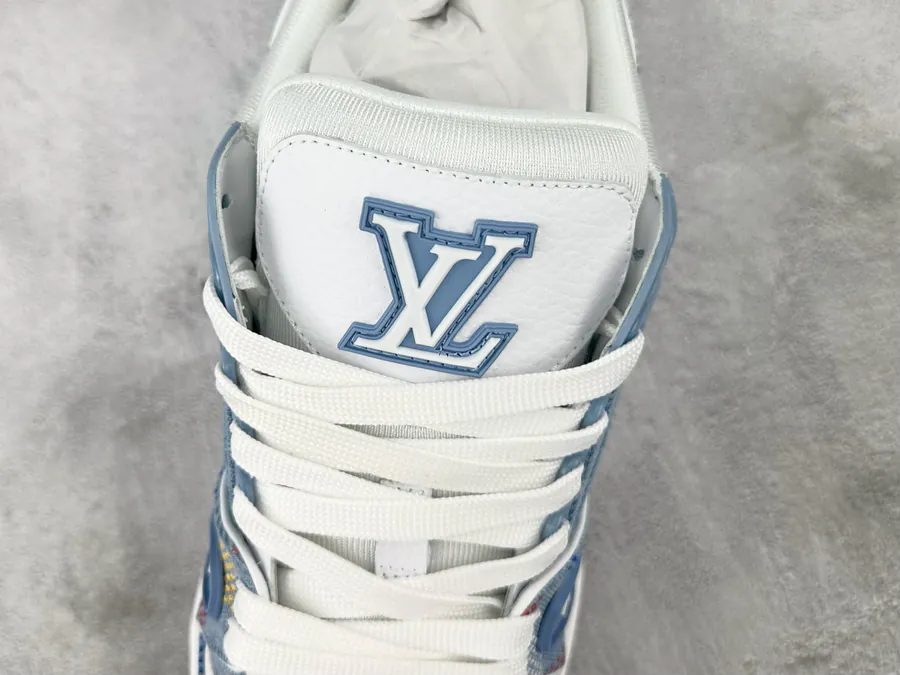 LV Trainer Blue Denim